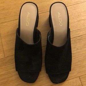 Aldo heeled mules